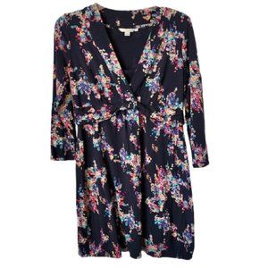 EUC Boden Pretty Jersey Wrap-style Sheath Shift Dress Sz 10(P) Wear 3-Seasons!